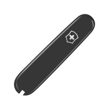 Накладка на нож передняя с лого (kVa+) Victorinox 84мм черная