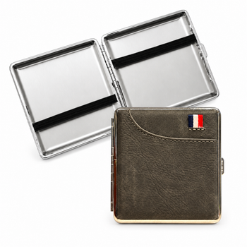 Портсигар CHAMP FASHION FLAG Grey