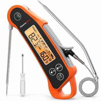 Термометр для м'яса ThermoPro TP710 з 2 щупами: складаний і виносний на кабелі, для духовки та гриля