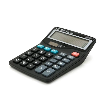 Калькулятор офісний CITIZEN SDC-519, 26 кнопок, розміри 150*125*45мм, Black, BOX (UG-31467)