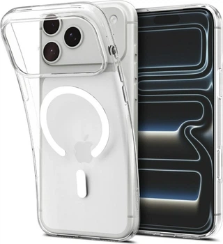Панель Spigen Liquid Crystal MagSafe Case для Apple iPhone 18 Pro/17 Pro Clear and White (ACS12180)