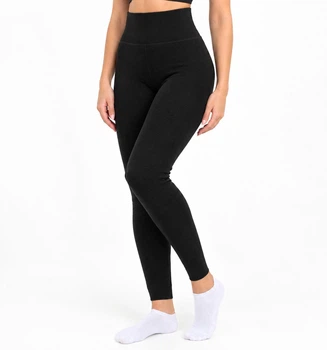 Леггинсы женские Ласточка А141, 3XL-8XL (52-56р.) черный (термо/шерсть) бесшовные