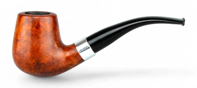 Трубка Anton Bent b139b— коричневая, бриар, 9 мм