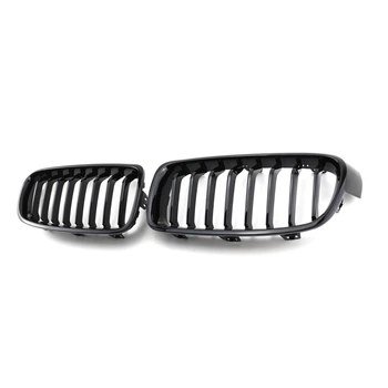 Ніздрі решітки радіатора переднього бампера BMW 3 series F30/F35/F31 2011-2019 Black 1BAR