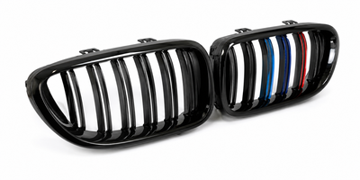 Ніздрі решітки радіатора переднього бампера BMW 6 series F12/F06 2012-2016 Black