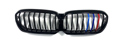 Ніздрі решітки радіатора переднього бампера BMW 5 series G30/G31 2020-2023 Black 1BAR colour