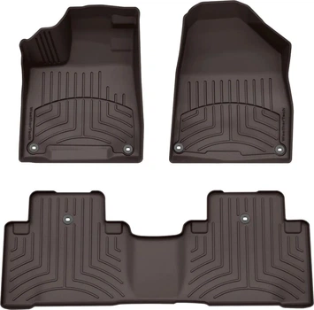 Килимки Weathertech HP Choco для Acura MDX (mkIII) 2013-2020 (не гібрид)(1-2 ряд) (WT 475761IM-475762IM)