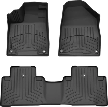 Килимки Weathertech HP Black для Acura MDX (mkIII) 2013-2020 (не гібрид)(1-2 ряд) (WT 445761IM-445762IM)