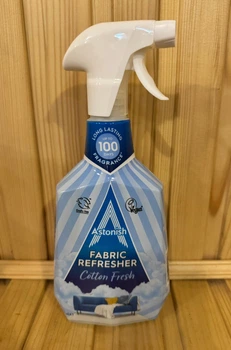 Нейтралізатор запахів та освіжувач для текстилю Astonish Fabric Refresher Cotton Fresh 750 мл