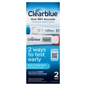 Набор тестов Clearblue 2 Ways to Test 2 шт. Клиарблу на беременность 2 способа тестирования для раннего определения беременности