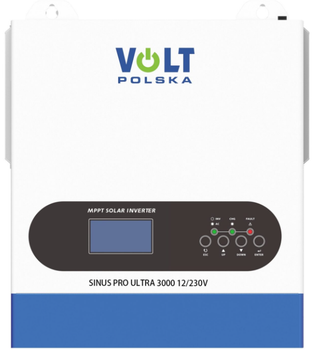 Inwerter hybrydowy off-grid Volt Polska SinusPro Ultra 1.5 kW 12V 1-fazowy (5904100453054)