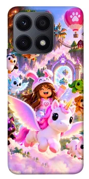 TPU чехол Demsky Happy chaos для Huawei Honor X8a