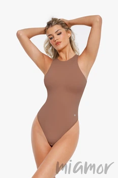 Боди-стринг корректирующее с широкими бретелями German Volf MT240153-BN7p 3XL Темно-Бежевый