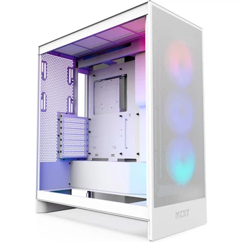 Корпус для ПК NZXT H7 Flow RGB All White (CM-H72FW-R1)