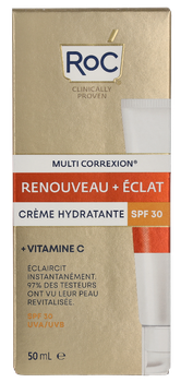 Зволожувальний крем для обличчя з SPF 30 ROC Multi Correxion Revive & Glow SPF30, 50 мл