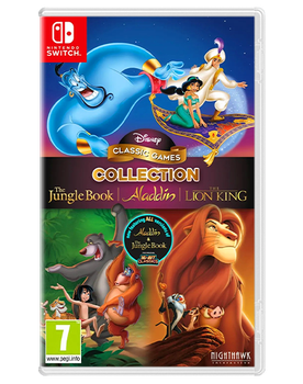 Гра Nintendo Switch Disney Classic: Aladdin, The Lion King, The Jungle Book Англійська Версія Б/У