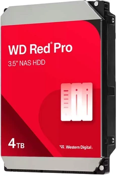 Жесткий диск Western Digital Red Pro NAS 4 TB 7200RPM 256 MB 3.5 SATA III (WD4006FFBX)