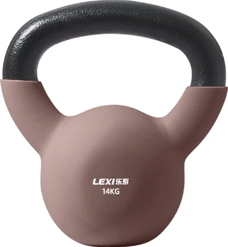 Гиря чугунная Lexi 14 кг, коричневая