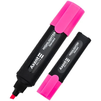 Маркер Axent Highlighter Standard D2505, 1-5 мм клиноп. розовый