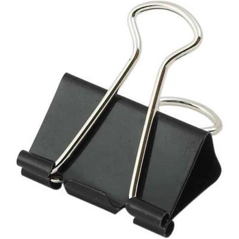 Биндер металлический Buromax 32мм, 12шт, black