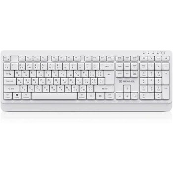 Клавиатура беспроводная REAL-EL RK-761W White