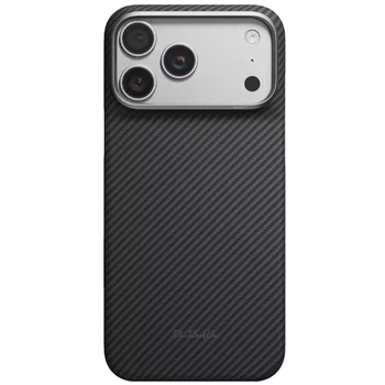 Карбоновый чехол Pitaka Edge Ultra-Slim Twill Black/Grey для iPhone 18 Pro Max | 17 Pro Max (KI1801PM)