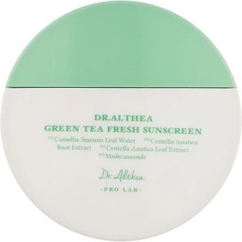 Крем сонцезахисний Dr.Althea для чутливої шкіри SPF50+ PA++++ Green Tea Fresh Sunscreen 45 мл