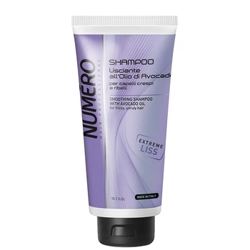 Шампунь для волосся BRELIL Professional Numero Smoothings Smoothing Shampoo with Avocado Oil розгладжувальний з олією авокадо 300 мл