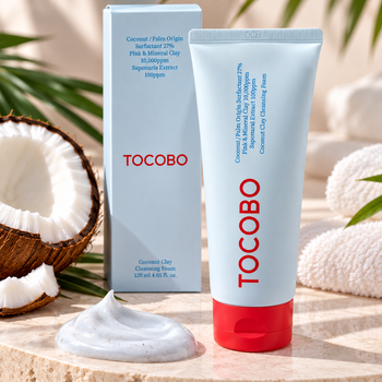 Пінка для вмивання Tocobo Coconut Clay Cleansing Foam з кокосом і глиною 120 мл