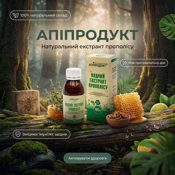 Экстракт прополиса водный Апіпродукт 100 мл