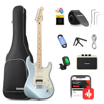 Електрогітара Donner DST Seeker Deluxe Metallic Blue (Комплект)