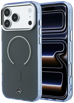 Чохол для смартфона Apple iPhone 17 Pro Max / 18 Pro Max Mercedes Double Layer Iconic Logo MagSafe Anthracite (Mer008877)