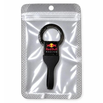 Брелок з кiльцем та силікон ремінцем Black Red Bull Racing