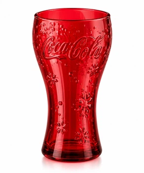 Склянка Coca Cola червоний сніжинка 330 мл