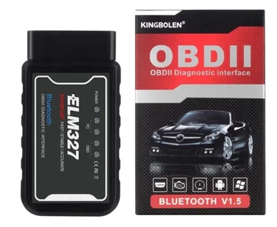 Автосканер Kingbolen ELM327 OBD-II (OBD2) Bluetooth-адаптер для диагностики PIC18F25K80 FW V1.5 Full