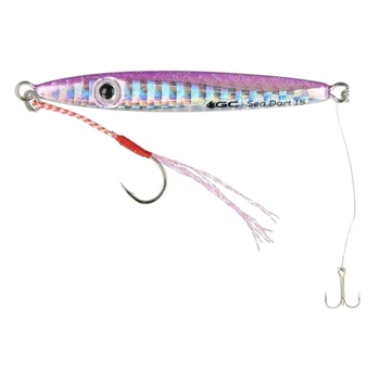 Пилькер Golden Catch SEA DART 204 15g с поводком и тройником для ловли саргана, ставриды, луфаря, жереха, судака