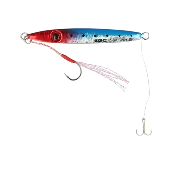Пилькер Golden Catch SEA DART 205 15g с поводком и тройником для ловли саргана, ставриды, луфаря, жереха, судака