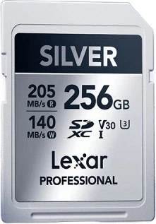 Карта пам'яті Lexar Silver SDXC 256GB UHS-I U3 V30