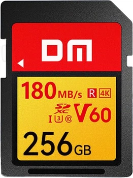 Карта пам'яті DM SDXC 256GB Class 10 UHS-I U3 V60