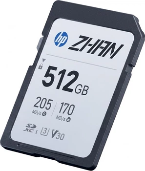 Карта пам'яті HP SDXC 512GB Class 10 UHS-I U3 V30