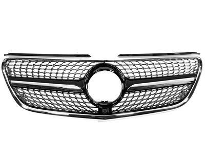 Передня решітка радіатора Diamond Black для Mercedes Vito W447 2014-2023 рр.