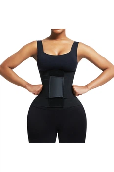 Черный женский корректирующий пояс-корсет для талии Waist Sculpt — German Volf German Volf MT200421-BK1 XXXL 1297321