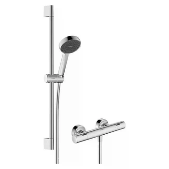 Душовий набір з термостатом Hansgrohe Activera Select S 0.65 EcoSmart Ecostat Fine Chrome (28876000)