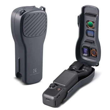 Защитный чехол K&F Concept для DJI Osmo Pocket 4/3 с отсеками для фильтров (KF20.0024) .