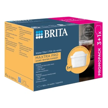 Комплект фільтрів Brita Maxtra Pro Hard Water Expert, 3+1 шт для жорсткої води