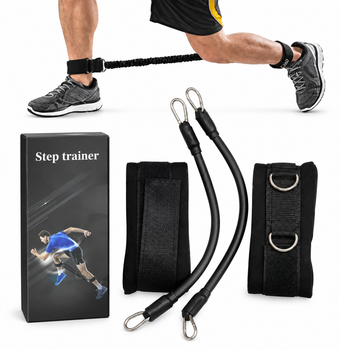 Тренажер Step Trainer з еспандерами для бігу, стрибків і тренування ніг, регульовані манжети