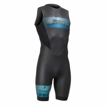 Гідрокостюм для триатлону Zoggs Sсout pro shorty 2,5 mm чорно-блакит XL (464102.BKBL.XL)