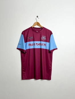 Футбольна футболка джерсі Вест Хем домашня бордова Iron Maiden розмір L West Ham