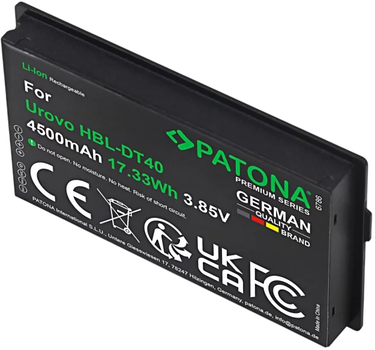 Bateria PATONA Premium do Urovo DT40 HBL-DT40 (4055655251617)