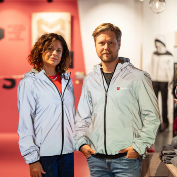 Куртка робоча REFLECTIVE START UP 27, срібляста, розмір L